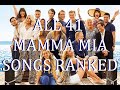 Ranking All MAMMA MIA! Songs OFFICIAL LIST
