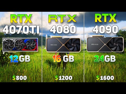 RTX 4090 vs RTX 4080 vs RTX 4070Ti | The Ultimate 4K Comparison | 14 Games Tested |