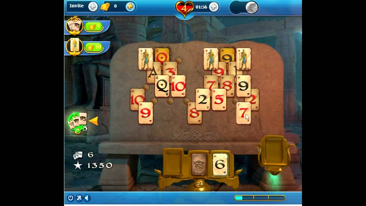 Pyramid Solitaire Saga level 17, 3 stars 😈