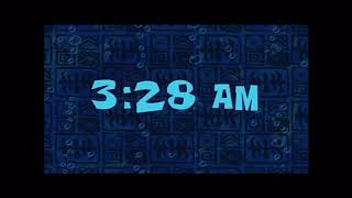 Spongebob Time Card 328 Am