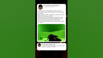 Matrix Bullet Time Scene