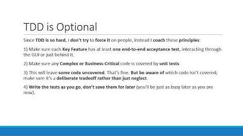 XP Practices 02  Test Driven Development TDD