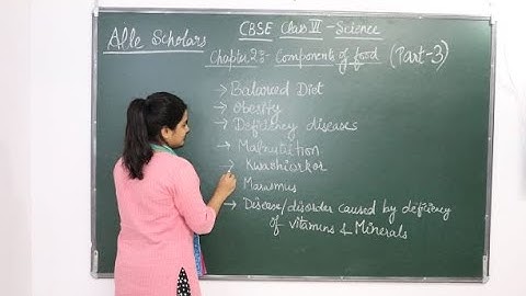 #Components of food #Balanced diet #Obesity #Deficiency diseases #part 3 #Class 6th #Chapter 2