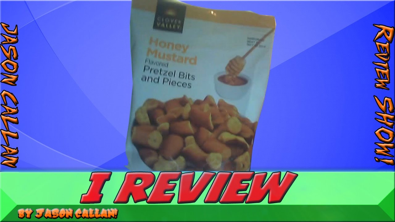 I review Clover Valley Honey Mustard Pretzel Bits And Pieces - YouTube