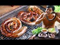 Cooking Pig Intestine bbq Recipe - Cook Cow,Pig animal intestine  for delicious Food