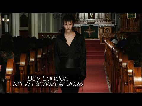 Boy London’s Gothic “Guillotine” Collection Fuses Punk Heritage with Medieval Drama at NYFW FW26
