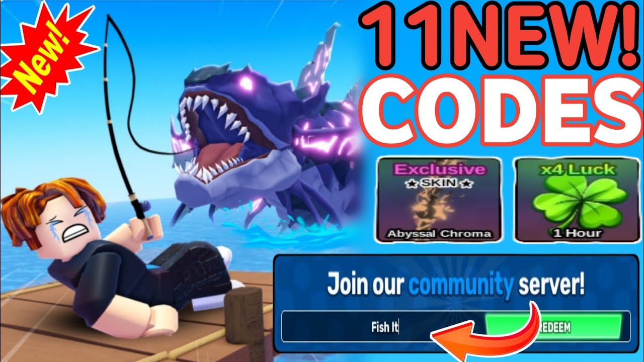 ⚠️ New ⚠️ ALL WORKING CODES For Fish it in November 2025 - Roblox Fish ...