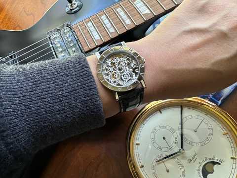 Bulgari Skeletonized BBW33GLSK Automatic 18k White Gold 2000s