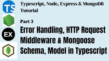 Error Handle Middleware | HTTP Request Handler | Mongoose Schema & Model with Typescript | Part 3