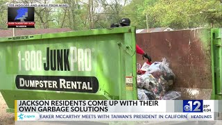 Jackson residents take trash removal into their own hands
