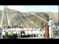 Gira Presidencial al Puente Baluarte en la Autopista Durango-Mazatlán