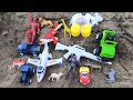 dump trucks for kids | tractor for kids | dinosaur for kids video