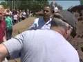 Obama Assists Flood Relief in Quincy, IL 🌊