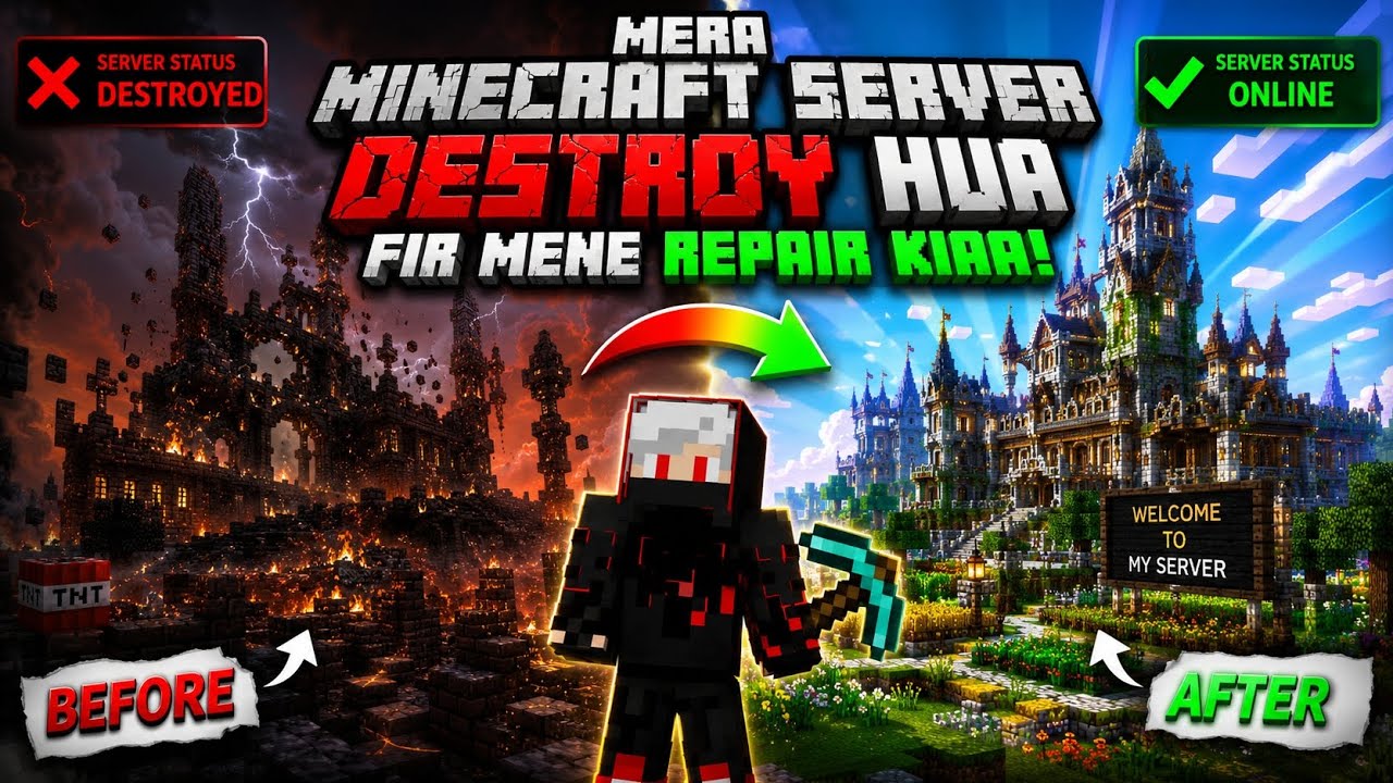 Someone Destroyed My Minecraft Server... But I Took Revenge - YouTube