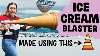 We built an Ice Cream BLASTER!