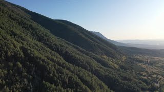 Flight by Drone over  Belchin,  Rila Mountain Bulgaria  / Белчин, Рила