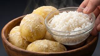 Nur Kartoffeln und Reis! Einfaches Rezept in nur 10 Minuten! Jeden Tag verzehrfertig!