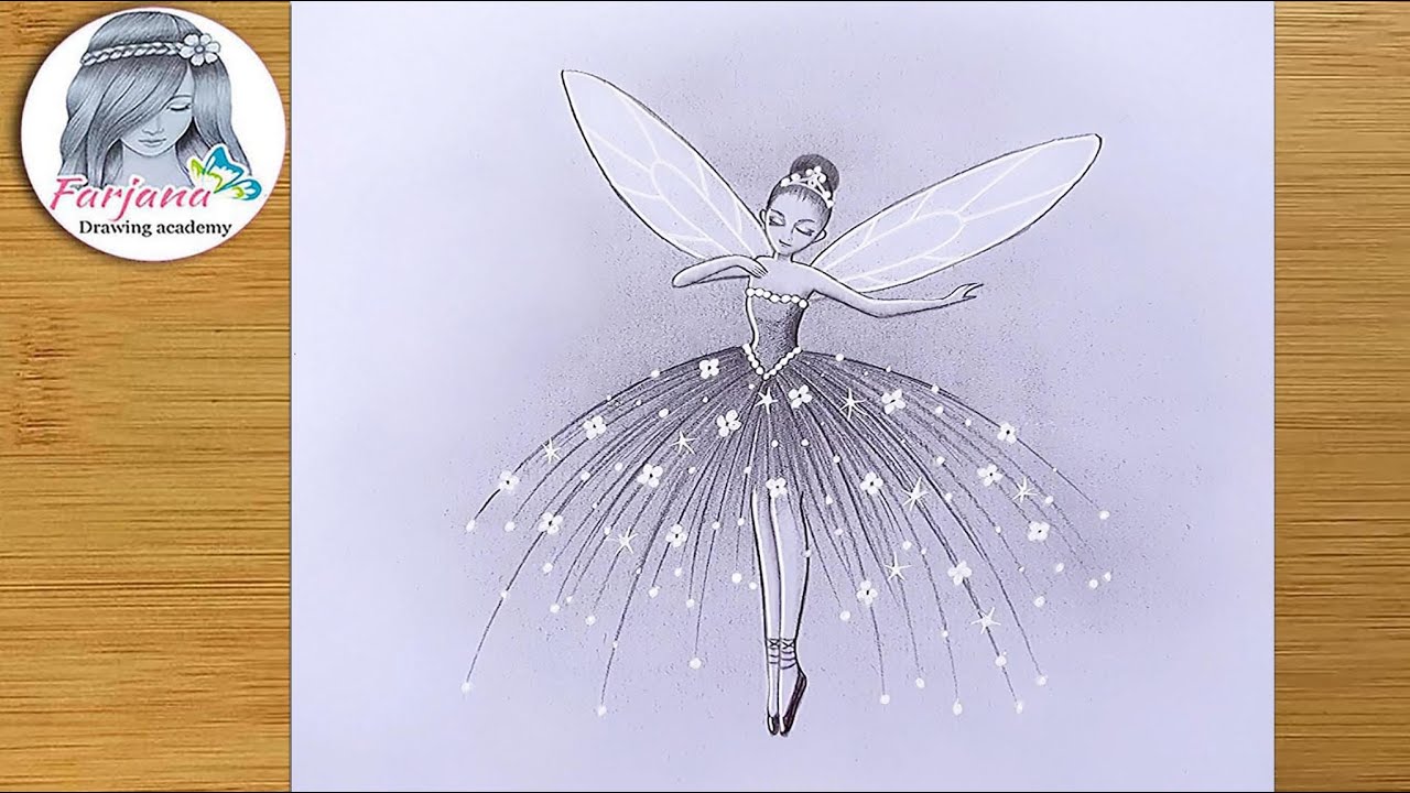How to draw a Girl with Butterfly wings for beginners || Fairy Drawing -  Pencil sketch || Art video - Yo… | Fairy drawings, Butterfly art drawing,  Butterfly drawing