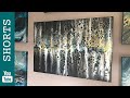 AMAZING CELLS ✨ Acrylic Pouring Paints | Fluid Art SWIPE  Black, Silver, Gold, Sapphire & Aquamarine