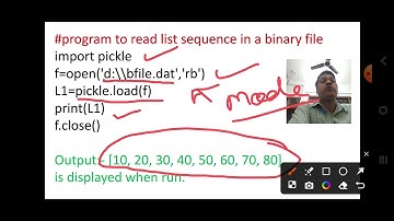 File Handling Part 3 (Binary)