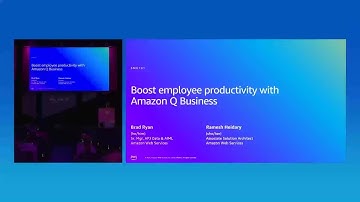 AWS Summit Sydney 2025: Boost employee productivity with Amazon Q Business