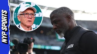 Woody Johnson RIPS Justin Fields, backs Aaron Glenn as Jets’ QB situation hits crisis point