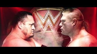 Wwe -Brock Lesnar Vs Samoa Joe -Great balls of Fire 2017