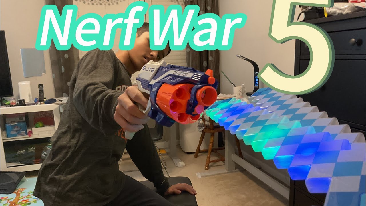 Nerf war part five and unique rules and teams! - YouTube