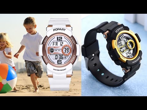 Smartwatch Children's Watches Kids Wrist Watch Back Light Alarm 50m Waterproof