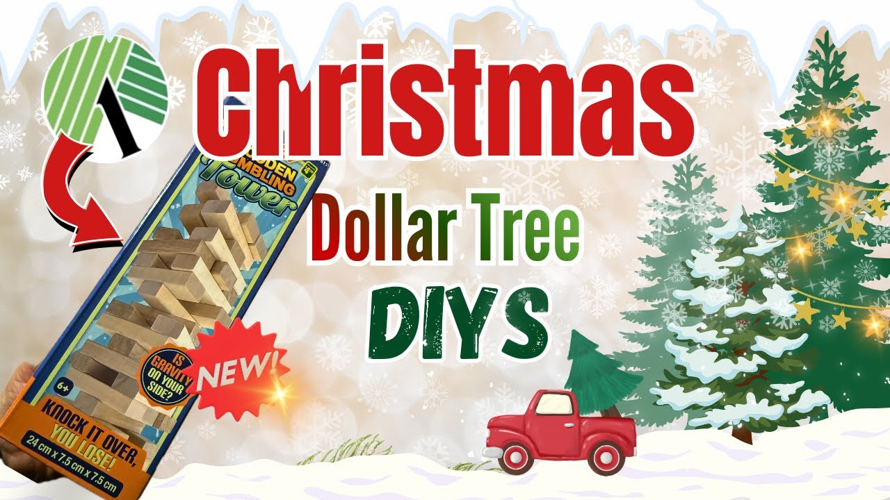 Dollar Tree DIYs Using Giant Tumbling Tower Blocks | Jenga Crafts You’ll Love