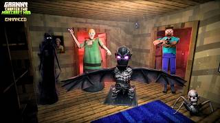 Minecraft Granny Using Grenade With Red Stun Gun (PC) Granny 2 Enhanced - Full Gameplay