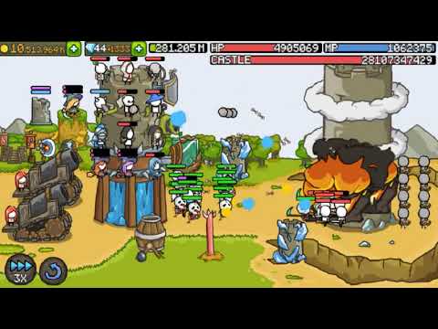 Видео: Grow Castle - Фарм бесконечной колонии 56 000 000  (x11) gold from infinite colonie on 960k wave