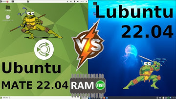 Ubuntu Mate 22.04 vs Lubuntu 22.04: RAM Usage