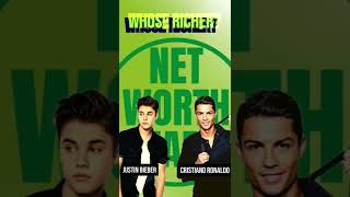 Whose Richer? Justin Bieber vs Cristiano Ronaldo