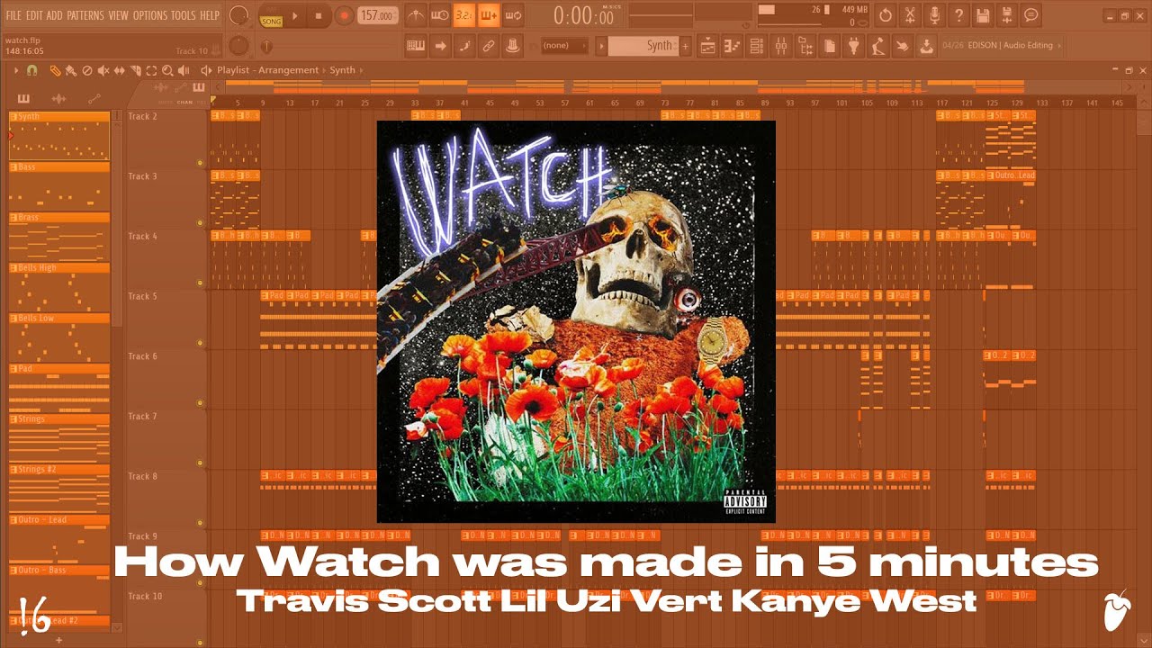 How Watch was made in 5 Minutes - Travis Scott (ft. Lil Uzi Vert & Kanye West) [FL Studio Remake]
