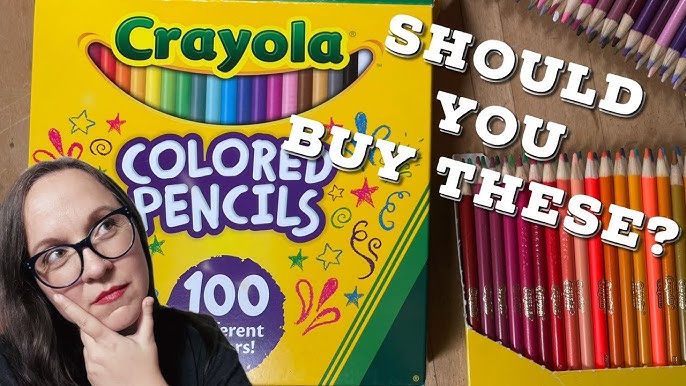Sort, Name and Unbox 150 Crayola Colored Pencils featuring Colors