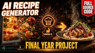 Turn Your Fridge Into Recipes | AI Recipe Generator Final Year Project | Django + Next.js + Llama 4
