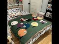 Billiard Balls Pattern Fringed Throw Blanket Retro Pool Balls Themed