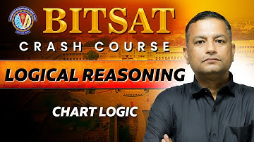 BITSAT 2025 Crash Course - Logical Reasoning -Chart Logic | Score 300+ BITSAT