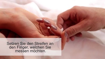 Ringgröße ermitteln - Meßstreifen