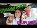 STARBUCKS VS DUNKIN&#39; || Totally Taylor