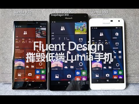 Fluent Design System destroys low end Lumia phones