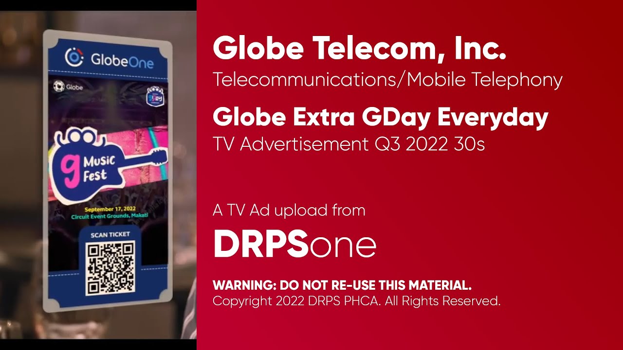 Globe Extra GDay Everyday TV Ad Q3 2022 30s (Philippines) YouTube