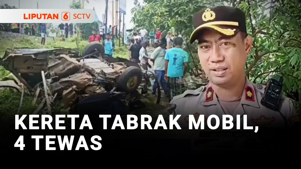 Kereta Tabrak Mobil di Pasuruan, Satu Keluarga Tewas | Liputan 6