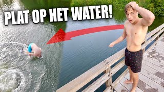 WIJ DEDEN SALTO'S VAN DEZE BRUG! *pijnlijk*