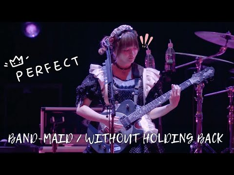BAND-MAID / without holding back (Official Live Video) 🌸Reaction🌸