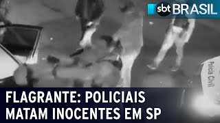 Flagrante: policiais matam e espancam inocentes em SP | SBT Brasil (29/11/21)