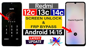 Redmi 12c/ 13c/ 14c : Hard Reset & FRP Bypass - Latest Security Update 🚀 (Without Pc)