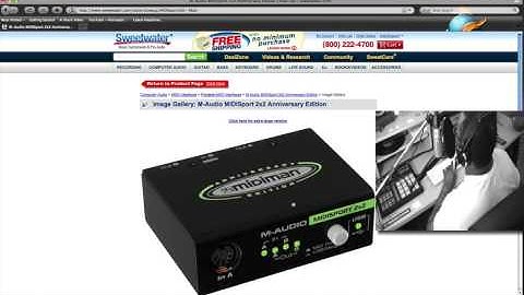 M-Audio Midisport 2x2 Anniversary Edition USB Midi Interface