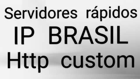 Servidores para http custom IP BRASiL , full velocidad ( todos los dispositivos ) link directo